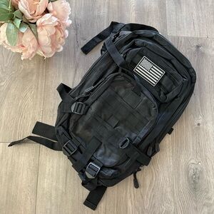 Evatac Black Tactical USA Military Style Backpack